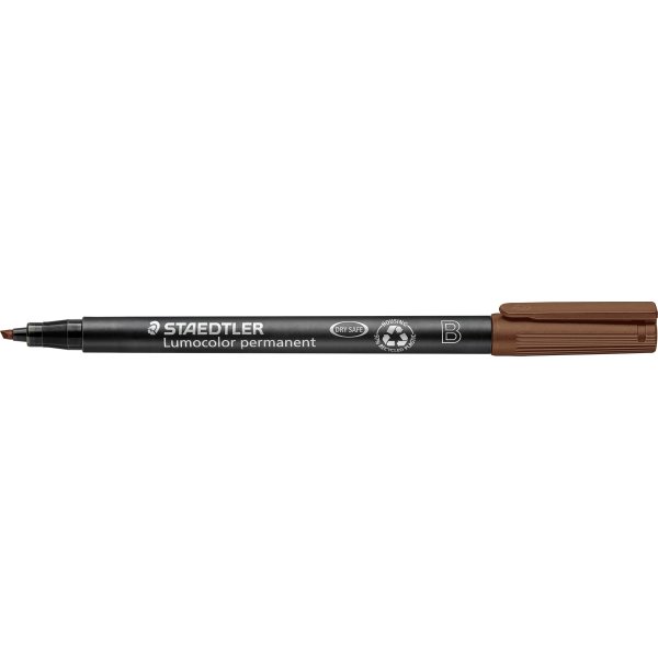 Staedtler Lumocolor 314 Marker B, perm, brun