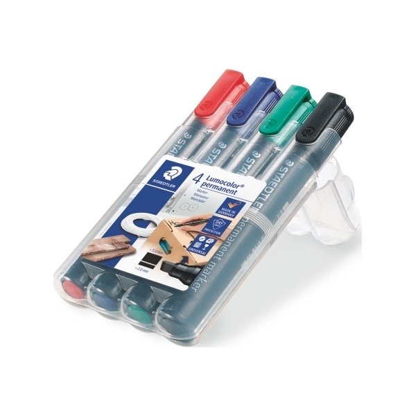 Staedtler 350 Permanent Marker | 4 farver