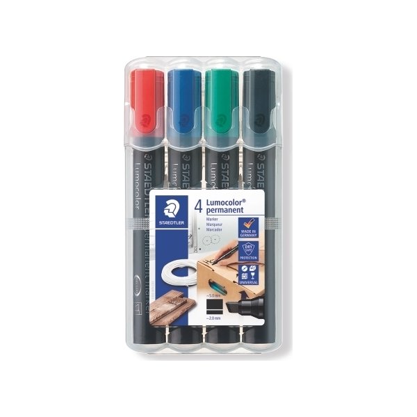 Staedtler 350 Permanent Marker | 4 farver
