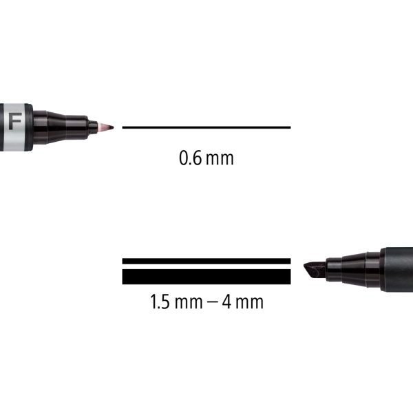 Staedtler Lumocolor Duo Marker 348B, perm, grøn