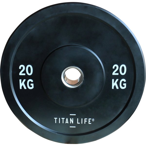 Titan Life Rubber Bumper Plate 20 kg