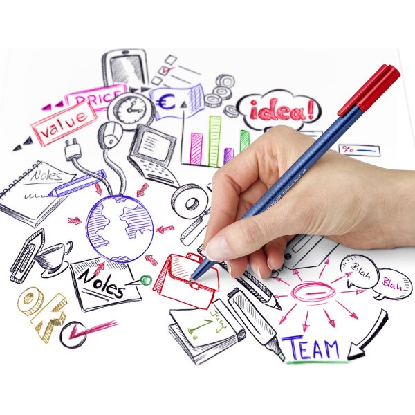 Staedtler Triplus Ball Kuglepen | M | 4 farver