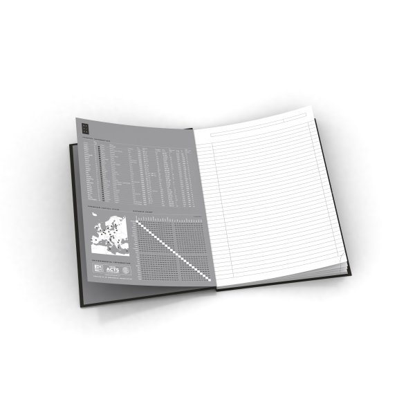Oxford Smart Black Notesbog A4 | Linjeret