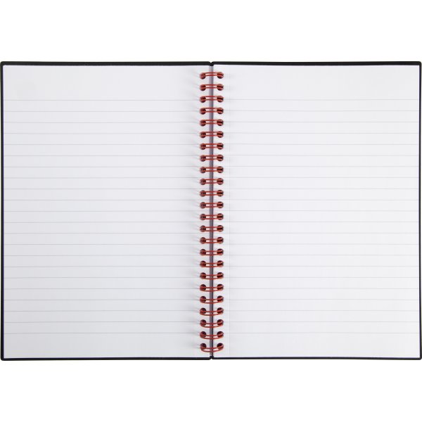 Oxford Black n'Red Spiralbog | A5 | Linjeret