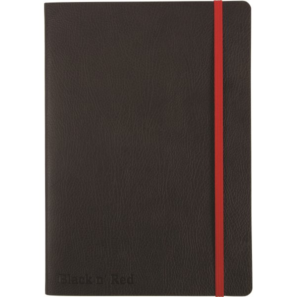 Oxford Black n'Red Soft Notesbog | A5 | Linjeret