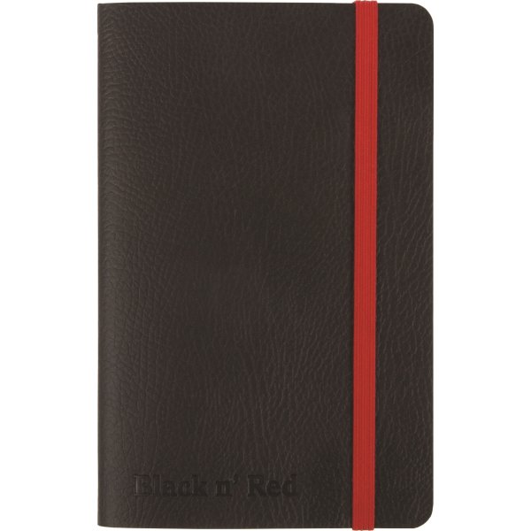 Oxford Black n'Red Soft Notesbog A6, linjeret