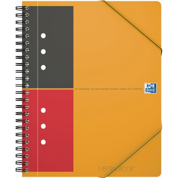 Oxford Int. Meetingbook Spiralbog A5+ | Linjeret