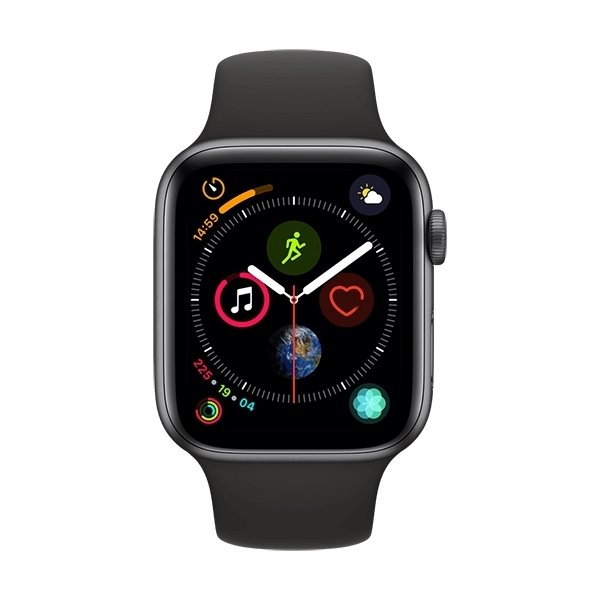 Apple Watch Series 4 (GPS+Cellular) 44mm, sort