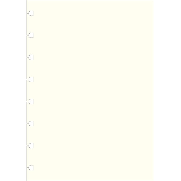 Filofax Blanke blade A5 til Byg-Selv notesbog