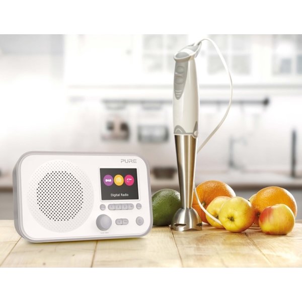 PURE Radio Elan E3 med FM/DAB/DAB, grå