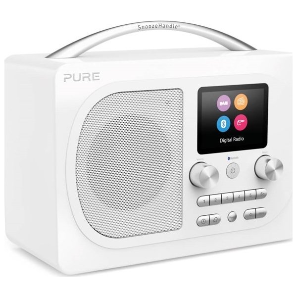 Pure Radio Evoke H4 Bluetooth m. FM/DAB/DAB+, hvid