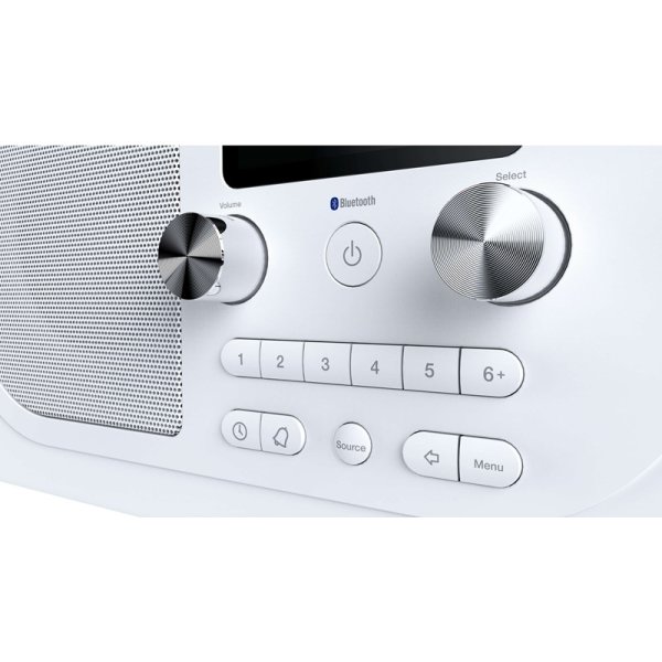 Pure Radio Evoke H4 Bluetooth m. FM/DAB/DAB+, hvid