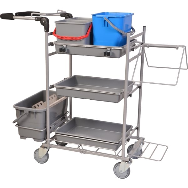 Tina Trolleys Rengøringsvogn, 60x56x101 cm, dryp