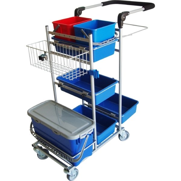 Tina Trolleys Rengøringsvogn, ERGO 105x56x108 cm