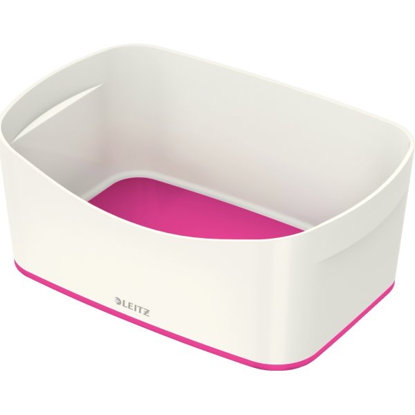 Leitz MyBox Opbevaringsbakke, hvid/pink
