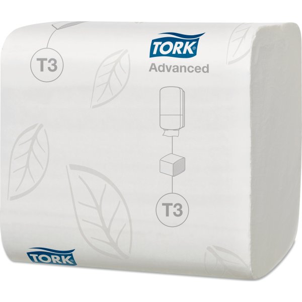 Tork T3 Advanced Toiletpapir i ark, 36 pk.