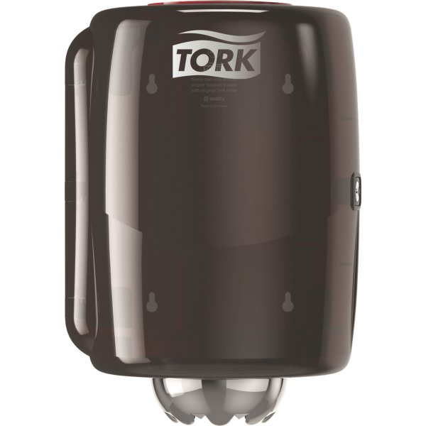Tork M2 Dispenser Aftørringspapir, sort/rød