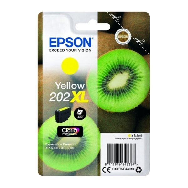 Epson T202 XL blækpatron, gul
