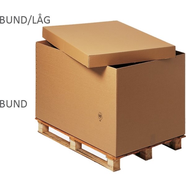 Palle container bund, 775 x 557 x 700 mm, 2-lags