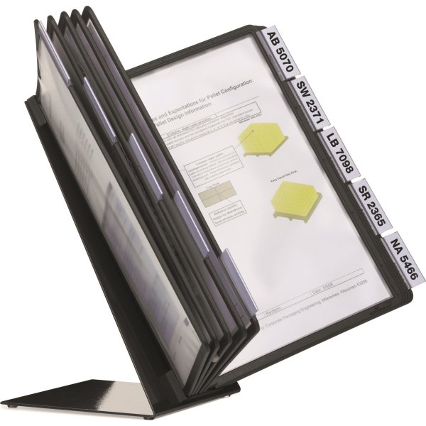 Durable Vario 10 Infocenter | Bord | Sort