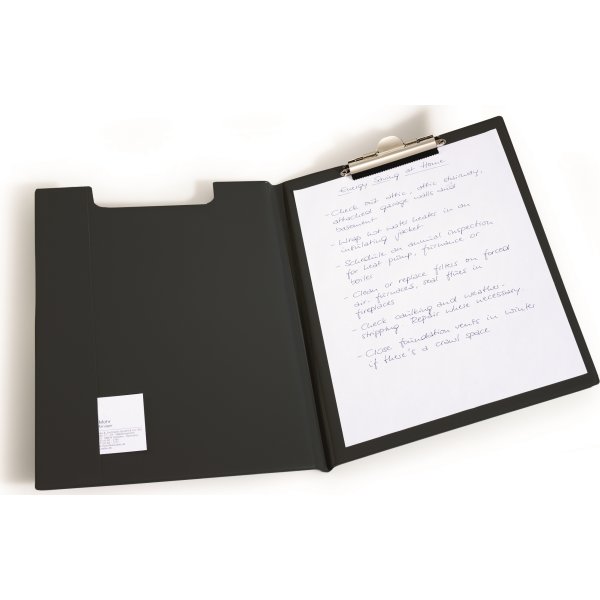 Durable Clipboard | A4 | Med omslag | Sort
