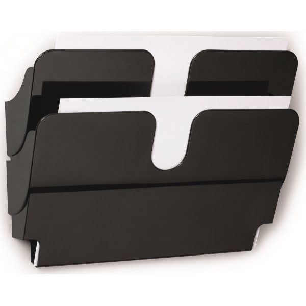 Durable FP Brochureholder | 2 | A4 tværf. | Sort
