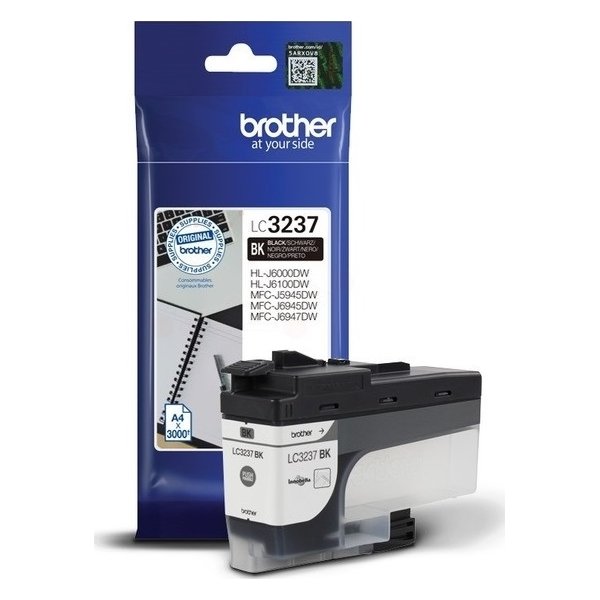 Brother LC3237BK blækpatron, sort, 3000 sider