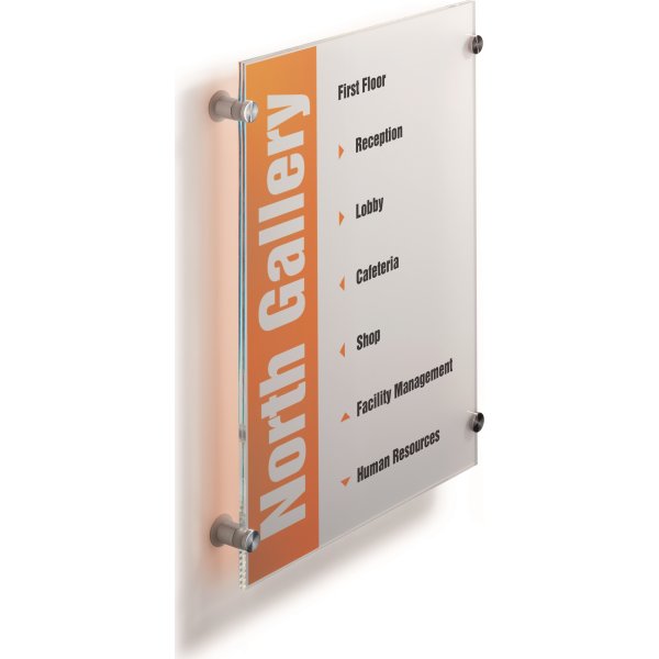 Durable Crystal Sign Skilt | A3