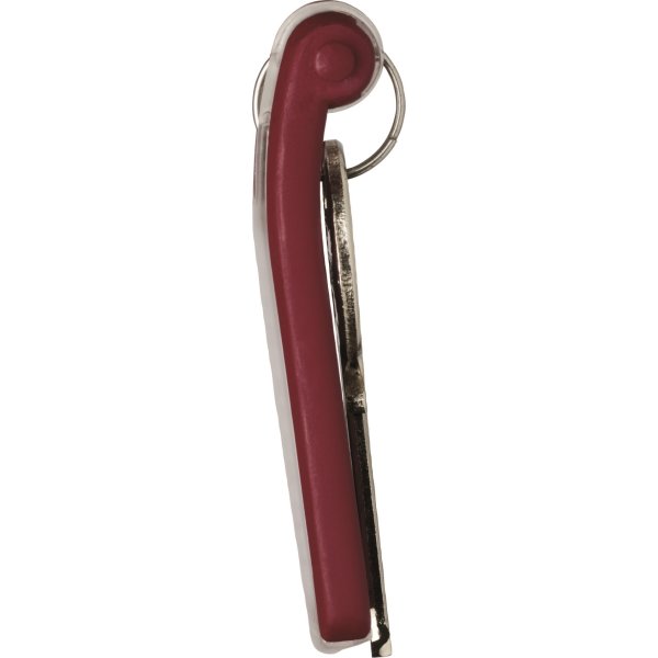 Durable Key Clip Nøglering/brik | Rød | 6 stk.