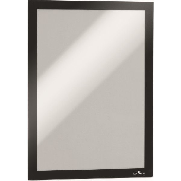 Durable DURAFRAME A4, sort, 2 stk.