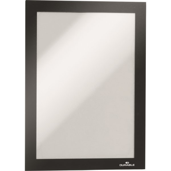 Durable Duraframe Magnetic | A5 | Sort | 5 stk.