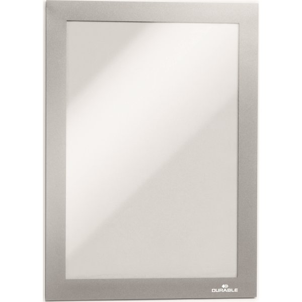 Durable Duraframe Magnetic | A5 | Sølv | 5 stk.