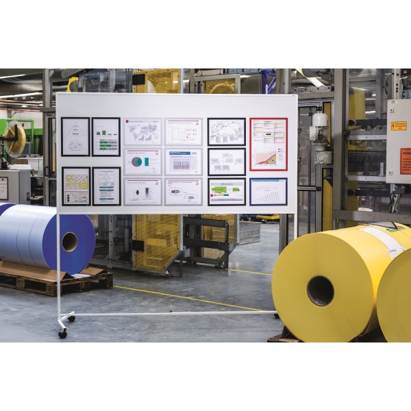 Durable Duraframe Magnetic | A6 | Sort | 5 stk.