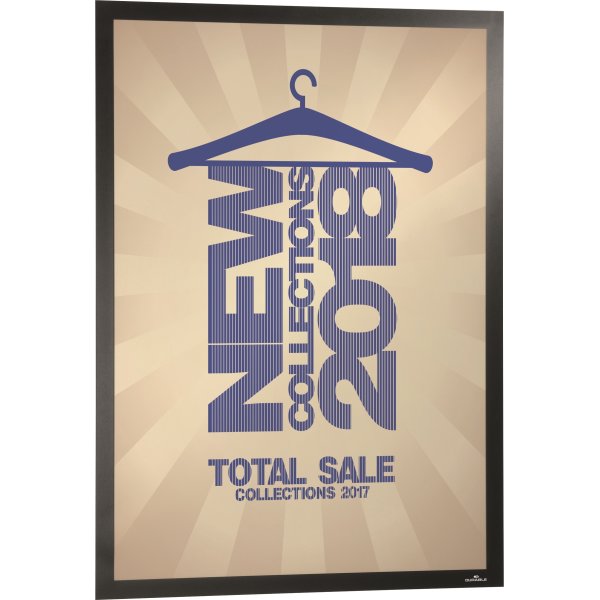 Durable Duraframe Poster | 50x70 cm | Sort