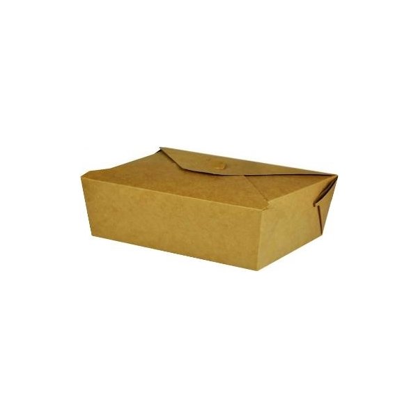 Takeaway æske, Brun, 195x140x45 mm