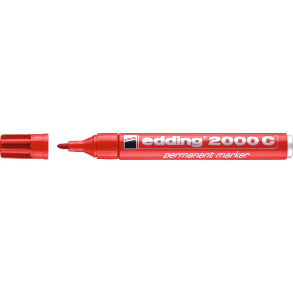 Edding 2000C Permanent Marker | Rød
