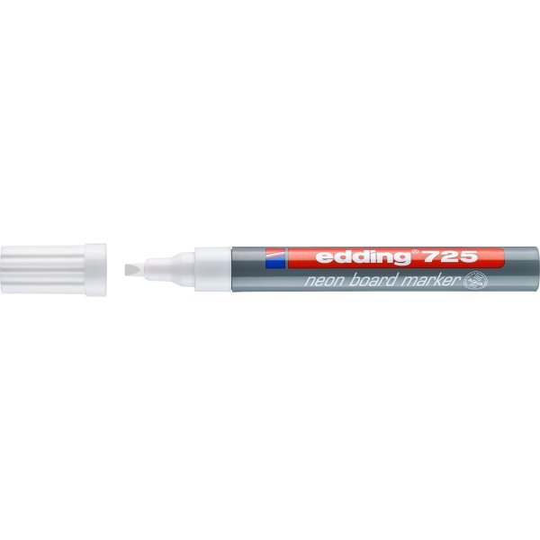 Edding 725 NEON whiteboard marker, hvid