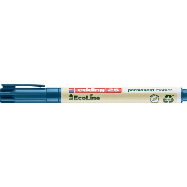 Edding 25 Ecoline Permanent Marker | Blå