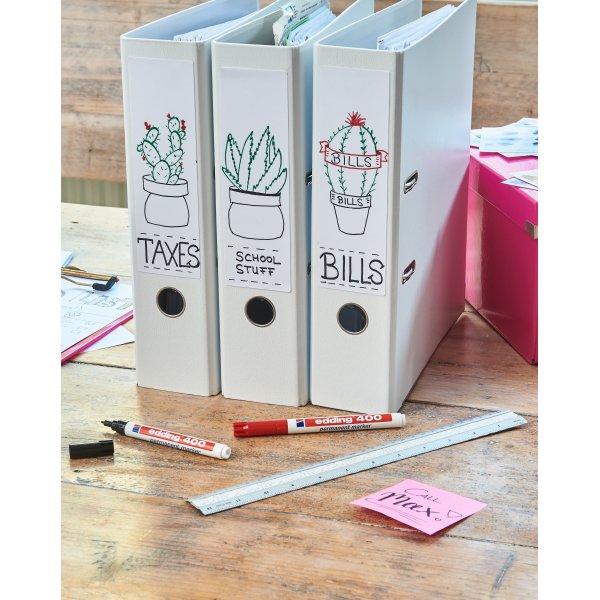 Edding 400 Permanent Marker | 4 farver