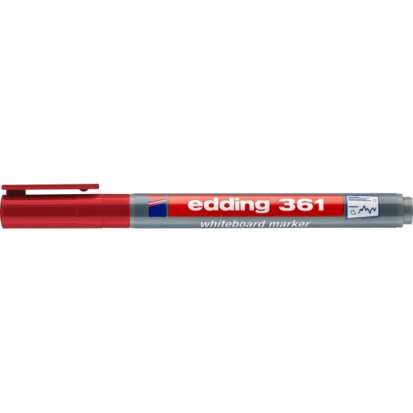 Edding 361 Whiteboard Marker | Rød