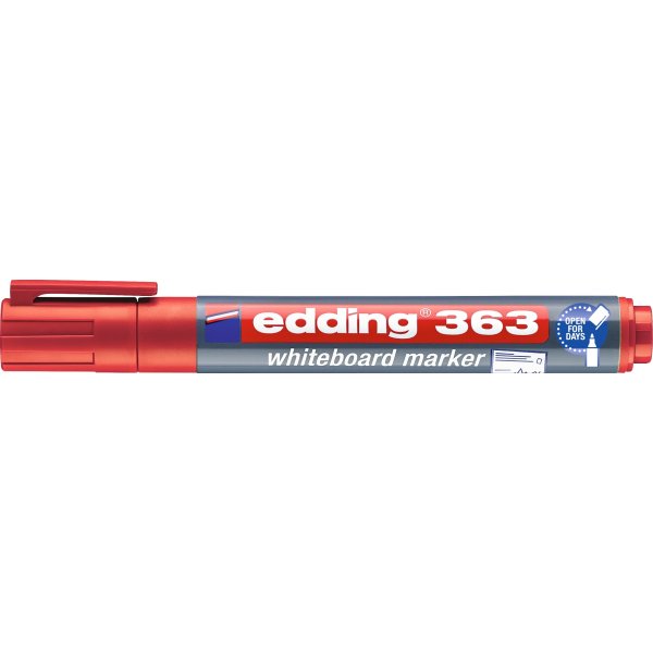 Edding 363 Whiteboard Marker | Rød