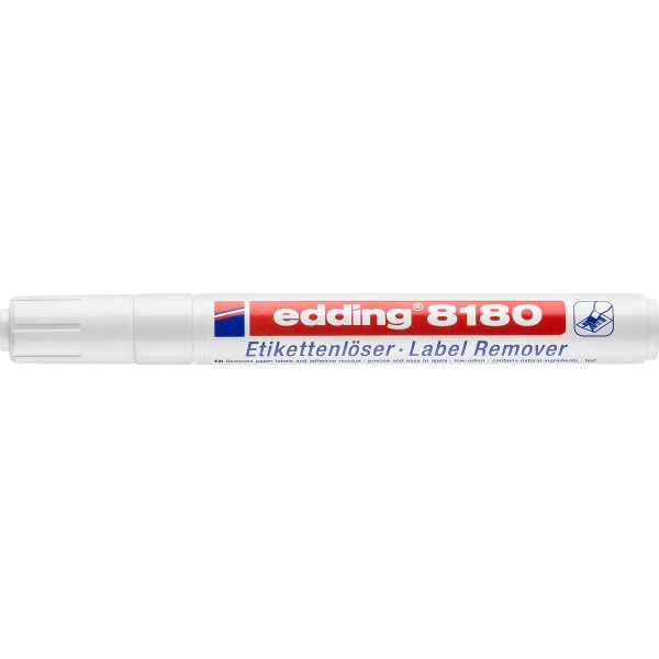 Edding 8180 Label Removal Marker | Transparent