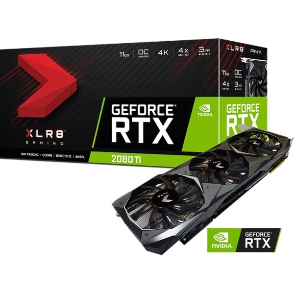 Pny Geforce Rtx 2080 Ti Xlr8 Oc Grafikkort 11gb Kob Hos Lomax