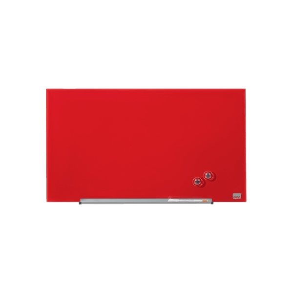 Nobo Glastavle Impression Pro 31" rød