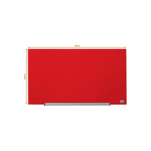 Nobo Glastavle Impression Pro 31" rød