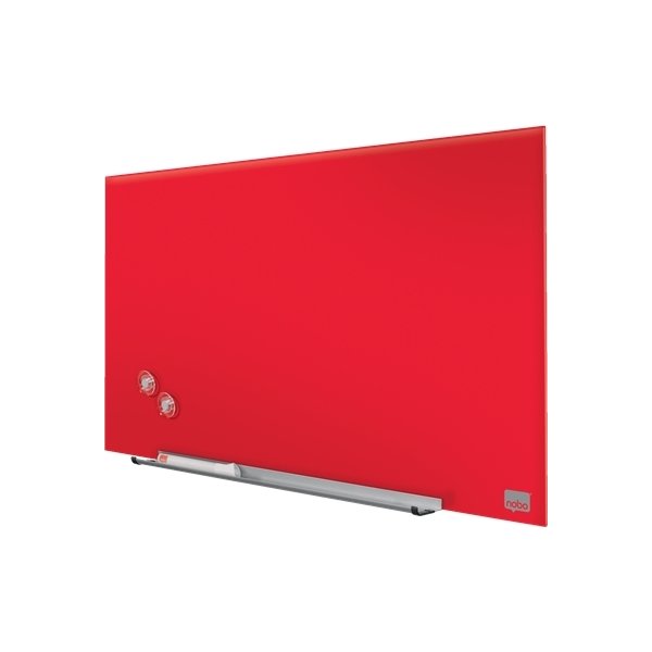 Nobo Glastavle Impression Pro 31" rød