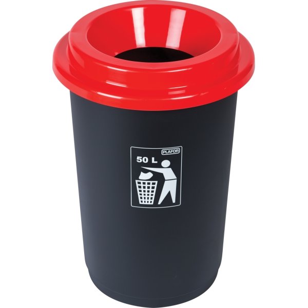 Minatol Affaldsspand ECO, 50 L, rød