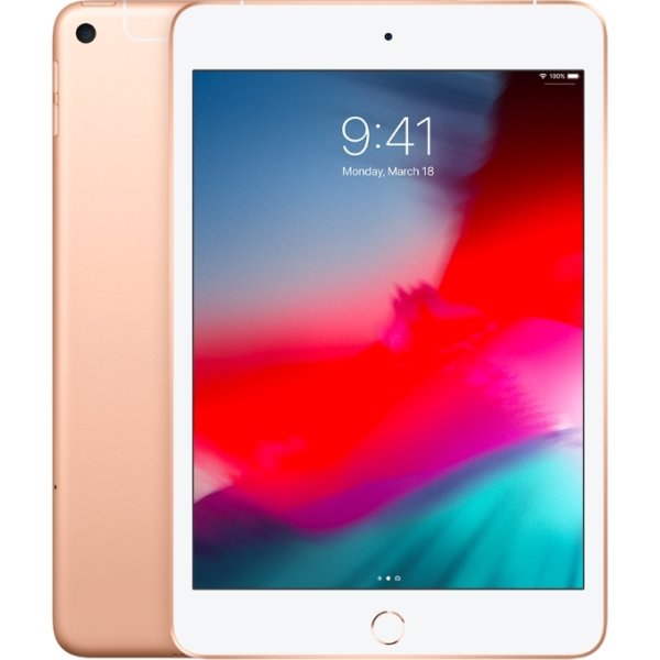 Apple iPad Mini, 64 GB, Wi-Fi + Cellular, Guld