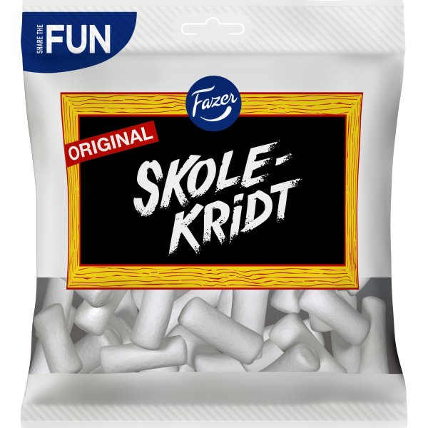 Fazer Skolekridt Lakridser, 280 g