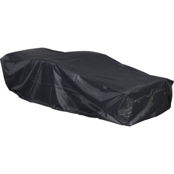 Overtræk til solvogn B210 x D88 x H52 cm, Grå